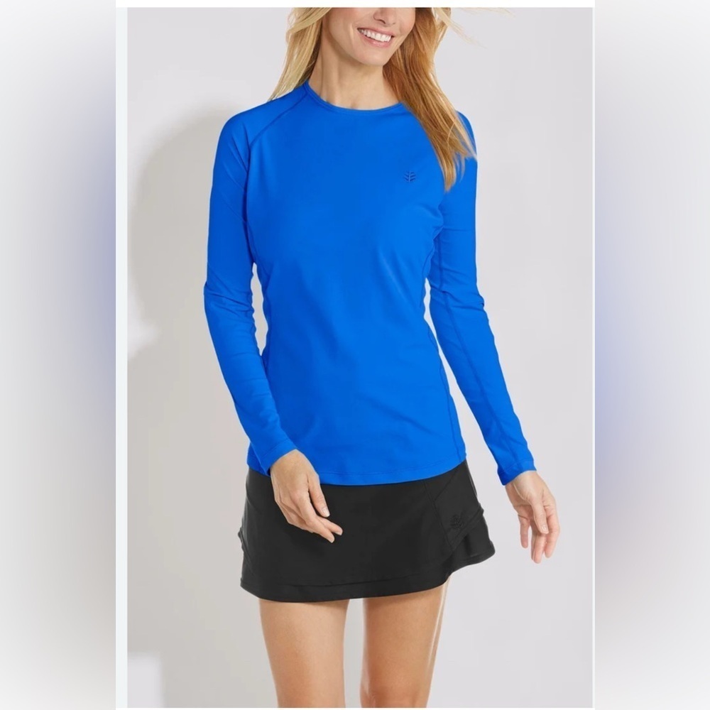 Coolibar Women's Hightide Long Sleeve Swim Shirt S